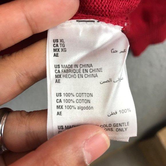 New Club Room Ribbed Four-Button Sweater Men's XL Ablaze Mock Neck Long Sleeve - Picture 6 of 10